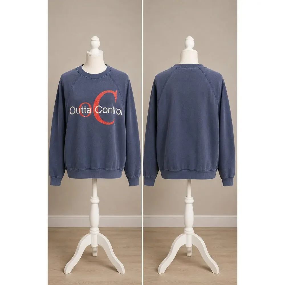 Vintage Tultex USA Made Freeze Outta Control Sweatshirt XL Crewneck